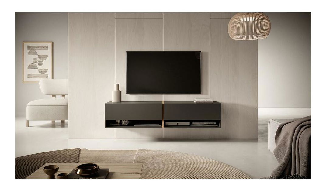 TV skrinka/stolík Myrtha 140 (grafit)