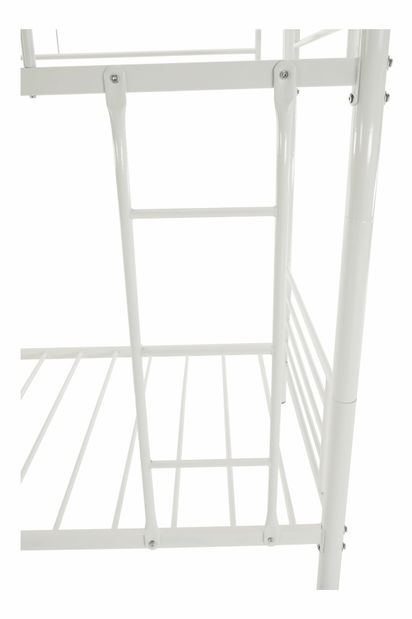 Emeletes gyerekágy 90 cm Kamila (fehér) (ágyráccsal)