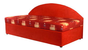 Jednolôžková posteľ (váľanda) 90 cm Kacy (s molitanovým matracom) (L)