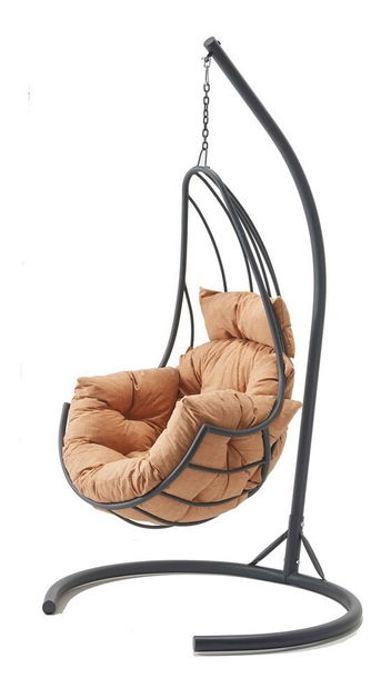 Kerti hintaszék Karis (antracit + bézs)