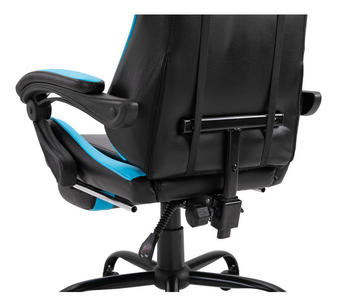 Kancelárske kreslo Tauris (čierna + modrá)