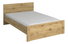 Pat matrimonial 140 cm Andra (Stejar artisan) (fără saltea și somieră)