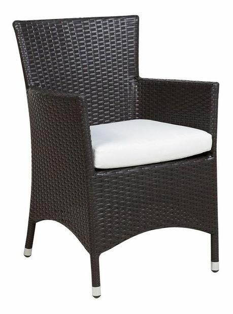 Záhradná jedálenská súprava TALIAN (ratan) (hnedá) (pre 8 osôb)