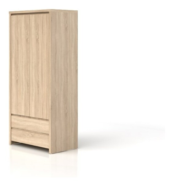 Dulap de haine Kaspian SZF2D2S (Stejar sonoma)