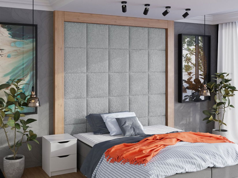 Panou tapițat Paggy 42x42 (gri)