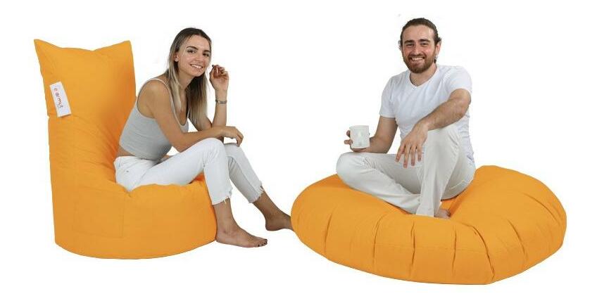 Fotoliu puf Beemin (Portocaliu)