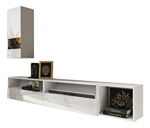 Mobilier living Berny 42 (alb + alb lucios)