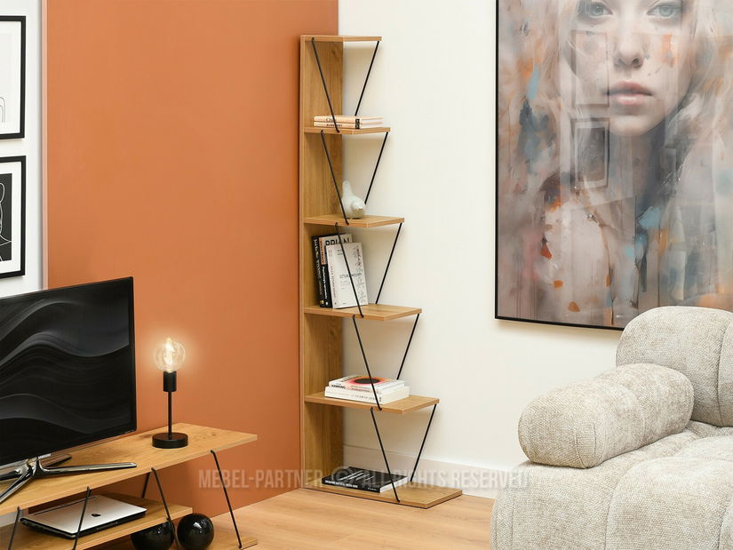 Set za dnevni boravak Healey 2 (hrast + crna)