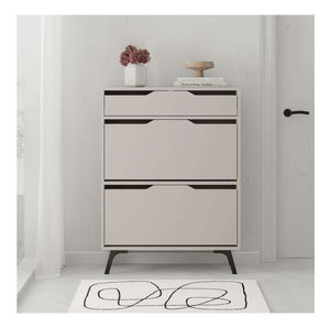 Cipőtároló (cipősszekrény) Asthat (világos mokka)