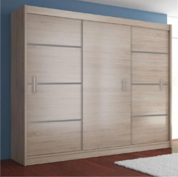 Ruhásszekrény Magnet 250 (sonoma tölgy + szürke)