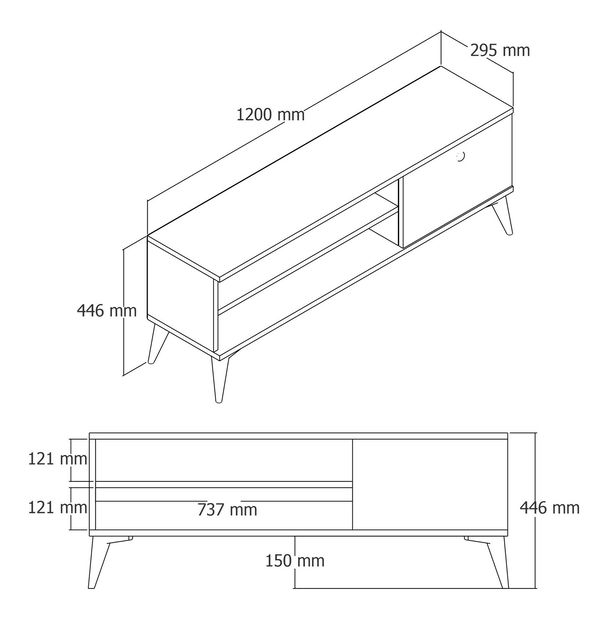 Masă TV Retry 3 *vânzare stoc