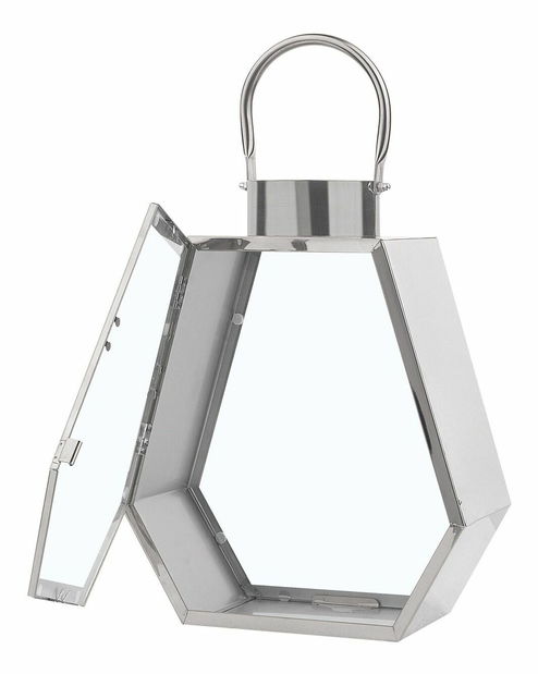 Lampáš CRETA 46 cm (nerez oceľ) (strieborná)