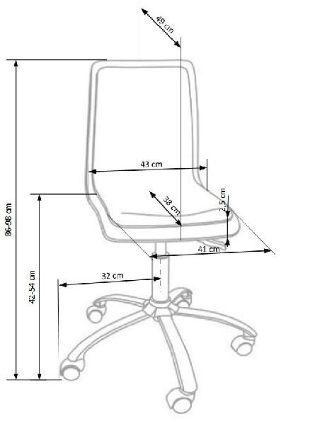 Kancelárska stolička Jack
