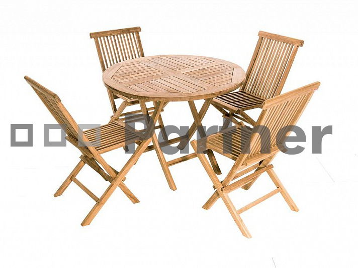 Záhradná zostava Foxi III. 1+4 (Teak) *vankúše ZADARMO