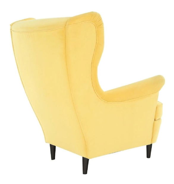 Füles fotel Repetidas (sárga + wenge) 