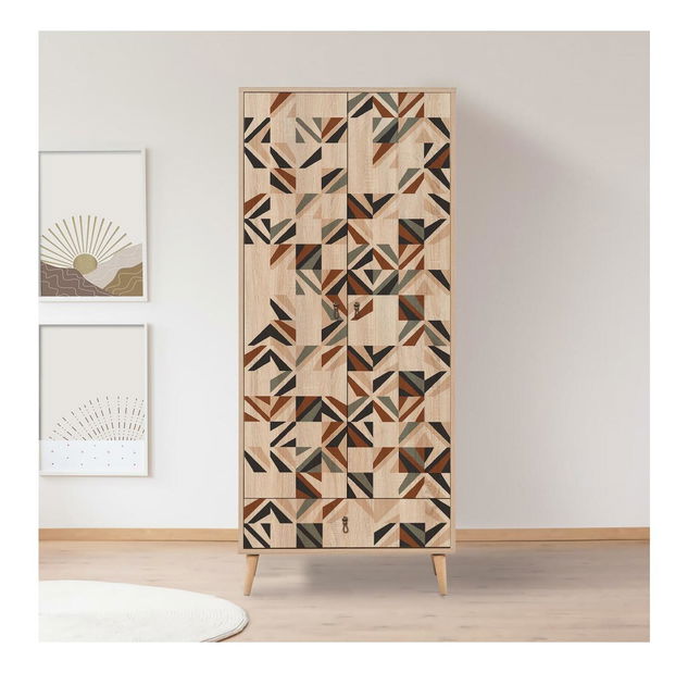 Dulap de haine Cettelona (Multicolor)