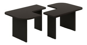 Set 2 ks konferenčných stolíkov Irisha (antracit)