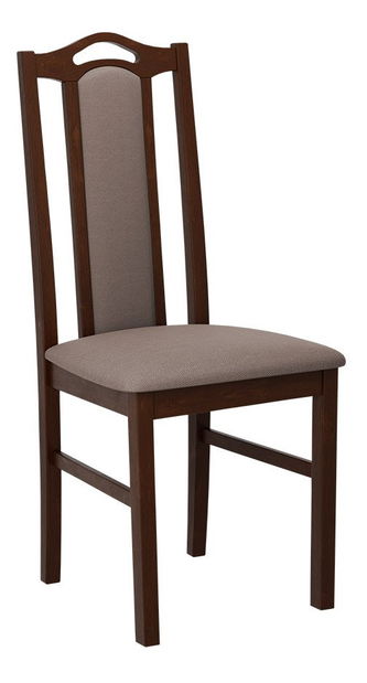 Scaun bucătărie Dalam IX (nuc + taupe)