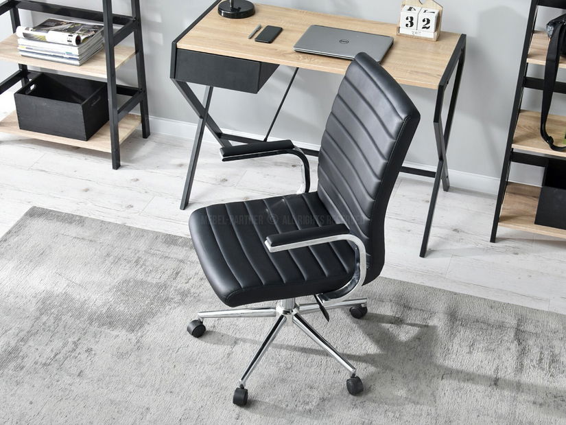 Fotoliu Cruise (negru + crom)