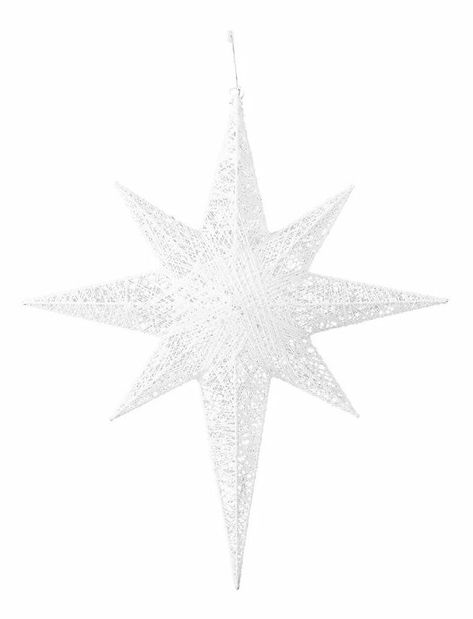 Decorațiune de exterior Stea Osmza (alb)