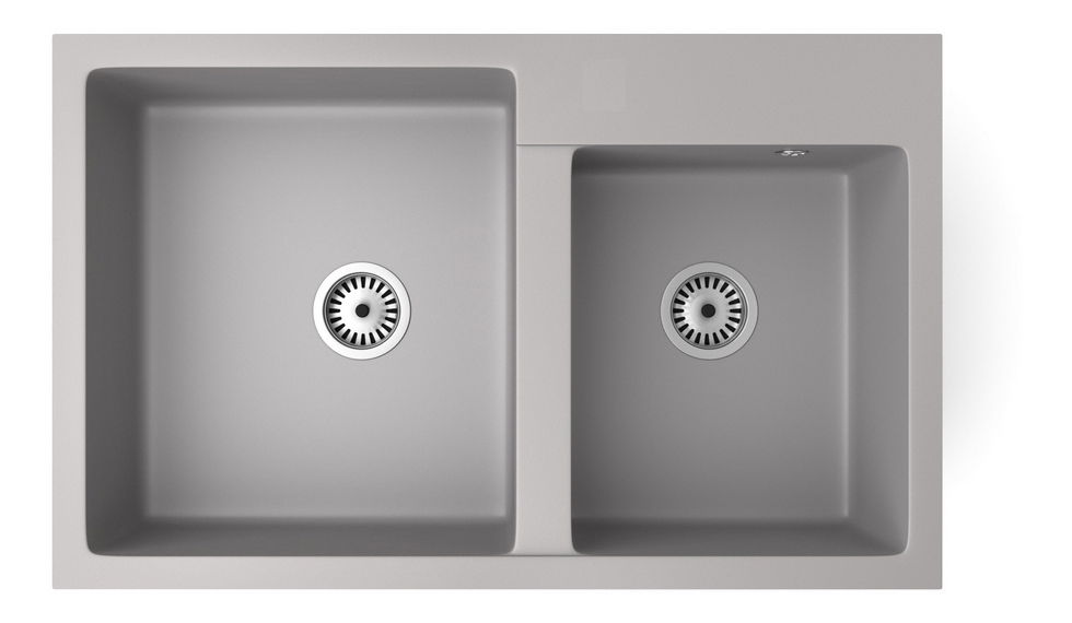 Kuchynský drez Hakkon (sivá) (bez otvoru pre batériu) (bez batérie)