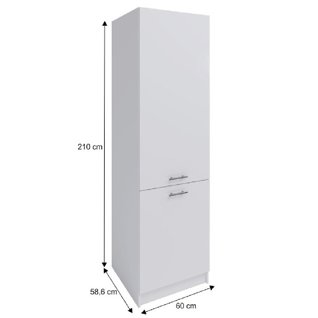 Konyhai élelmiszeres szekrény Flor S-60/210