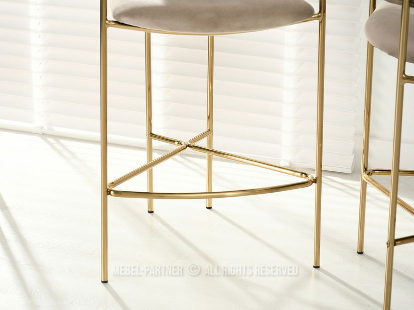 Stolica Viola (bež + zlatna)