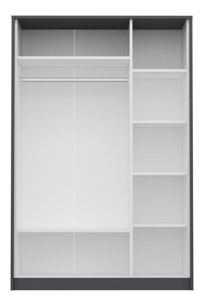 Dulap de haine Live (antracit + Alb)