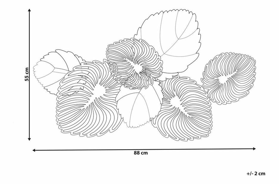 Decor de perete Magza (albastru)