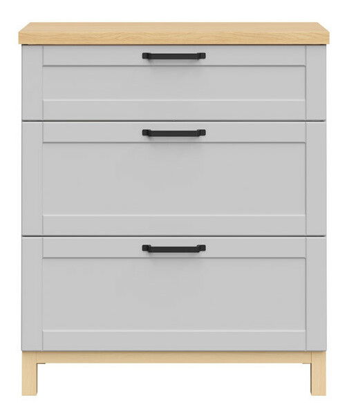 Comodă Haga KOM3S (gri)