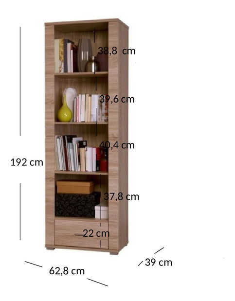 Raft Gwenn 1S/60 (Stejar sonoma)