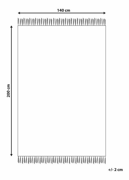 Szőnyeg 140 x 200 cm Gevsa (kék)