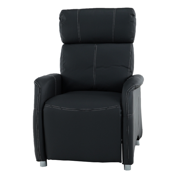 Fotoliu pentru relax Francesco CH 113100 piele PU Negru