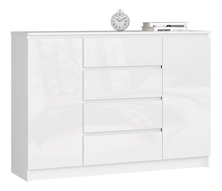 Komoda Keanu IV (bijeli sjaj)