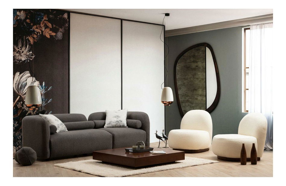 Canapea trei locuri Victorenzo (gri)