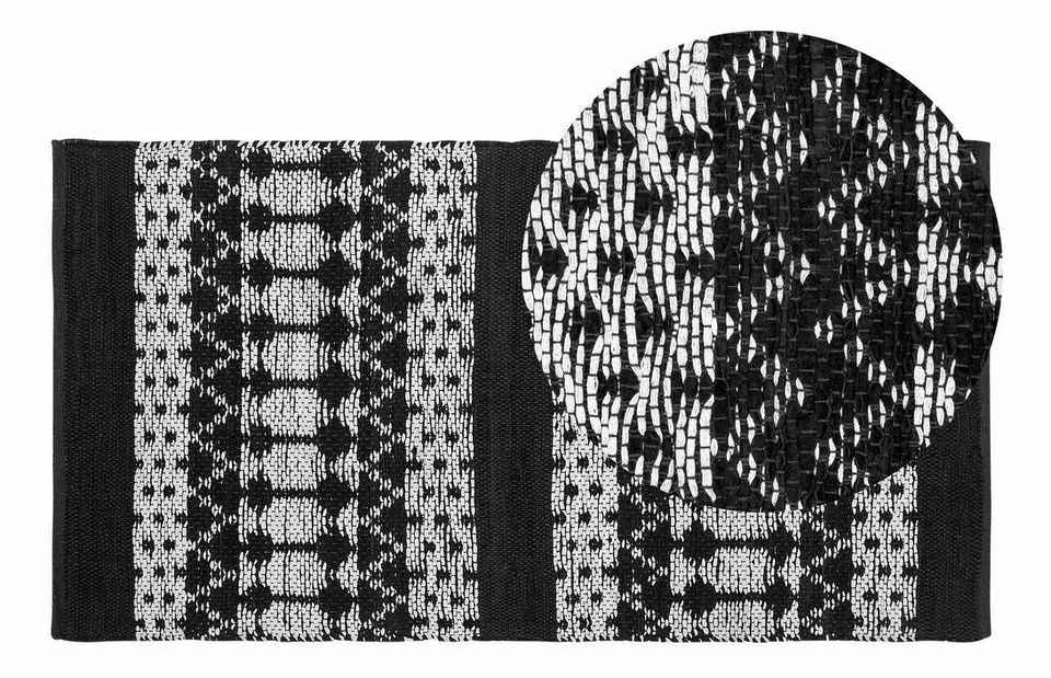 Koberec 80 cm Sakura (čierna)