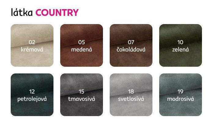 Rohová sedacia súprava Maiga (hnedá) (L)