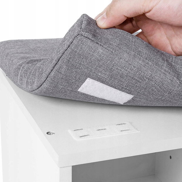 Pantofar – Songmics – Lucent (alb) *lichidare de stoc