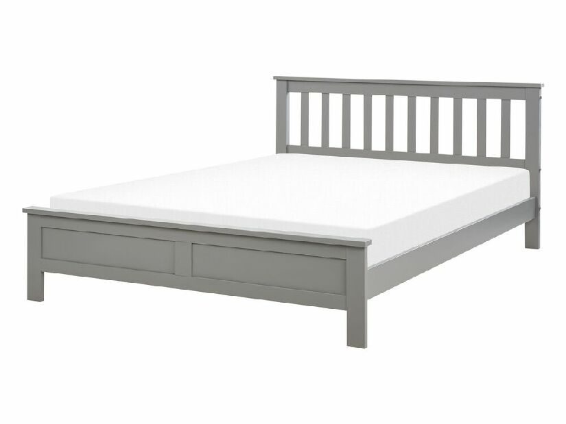 Manželská posteľ 140 cm Maye (sivá)