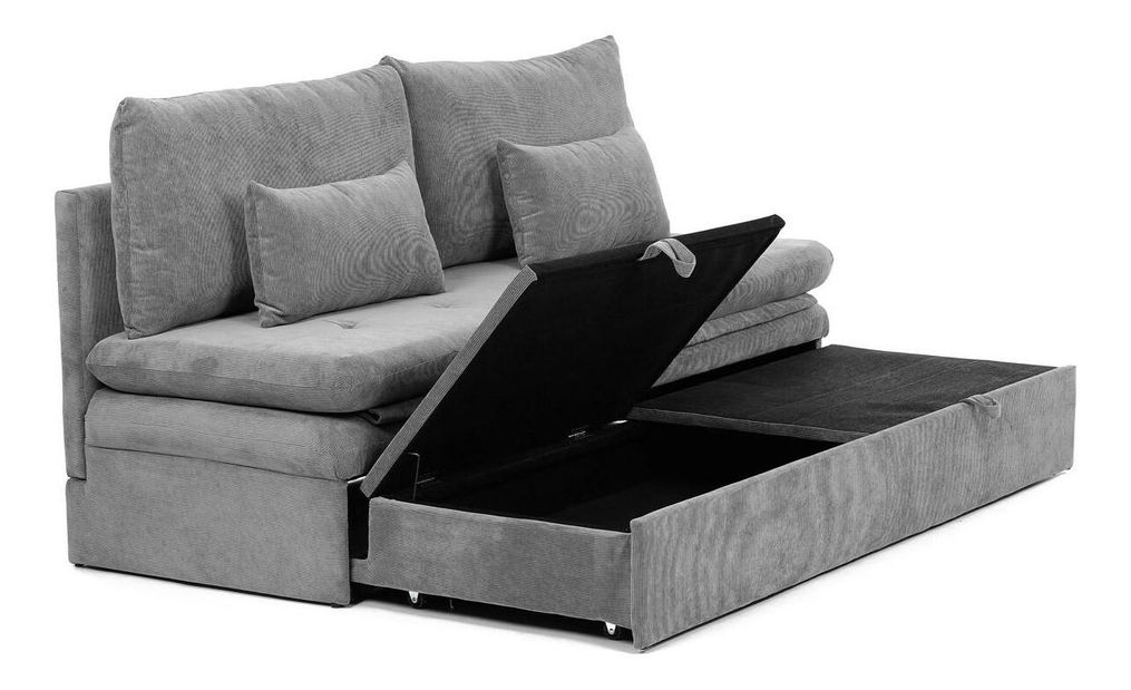 Canapea extensibilă Ajena (gri deschis)