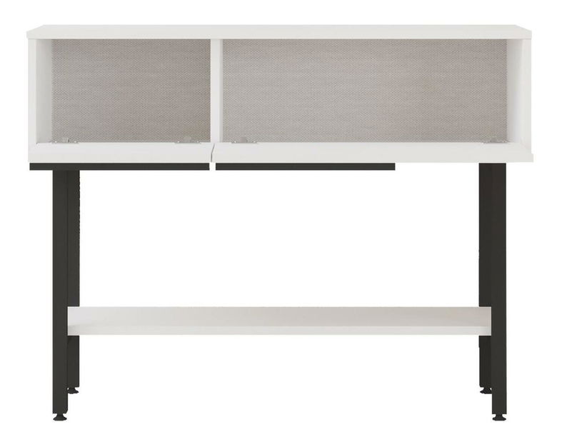 Konzolový stolík Otto 12 (so zrkadlom) (biela + čierna)