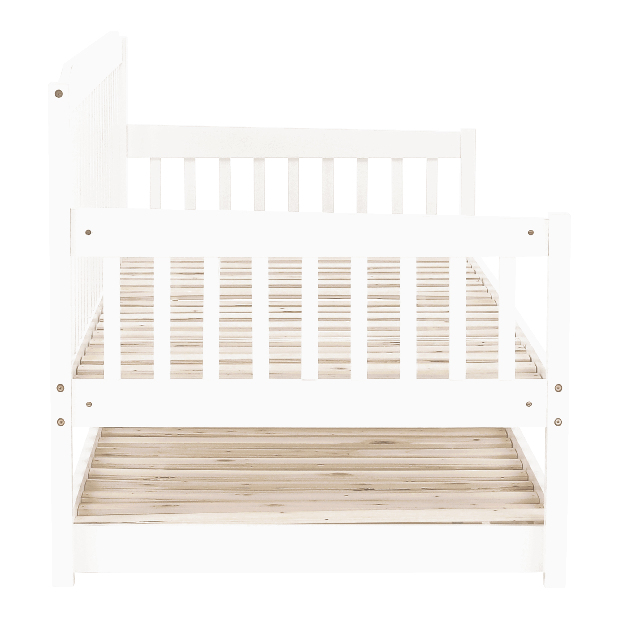 Dječji krevet na razvlačenje 90 cm Pazzan (bijela) (s podnicom)