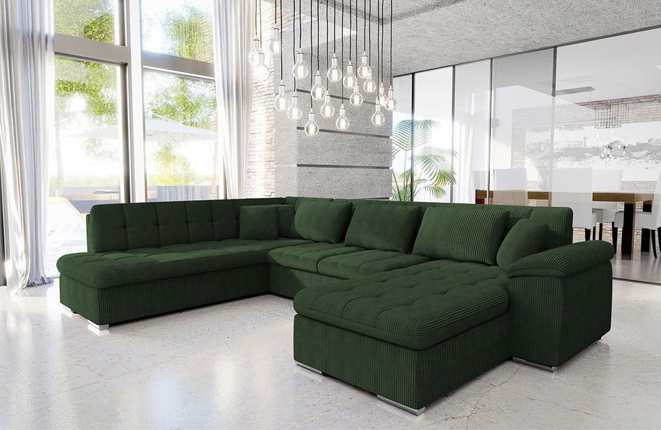 Kutna garnitura U Talia (tamnozelena)