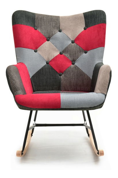 Fotoliu Sibyla (patchwork + fag alb)