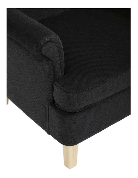 Füles fotel Aislante (fekete)