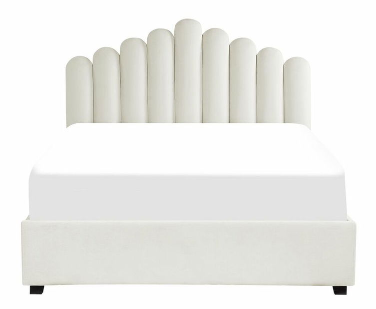 Franciaágy 160 cm Victoire (fekete) (ágyráccsal)