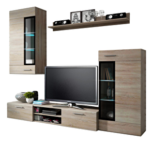 Mobilier living Tallington (Stejar sonoma) (fără iluminat)