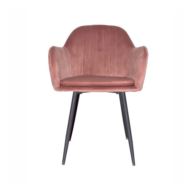 Set 2 ks. dizajnových kresiel Zirky (ružová) *výpredaj