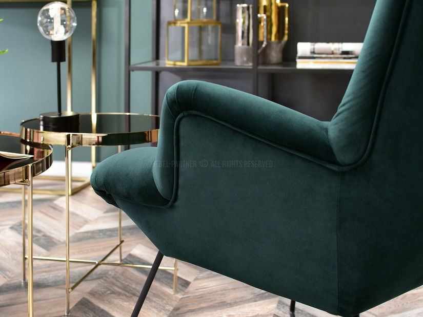 Fotoliu relax Nuttshell (verde + negru)