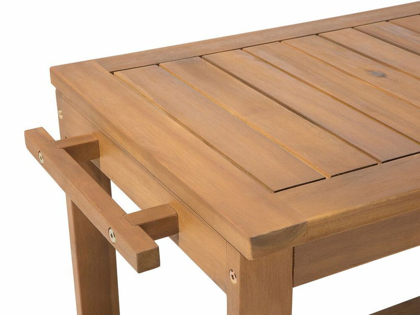 Servírovací vozík Carmona (svetlé drevo)